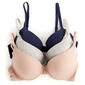 Womens Nautica 3pk. Breathable Molded Underwire Bra NT6805-3PKF - image 2