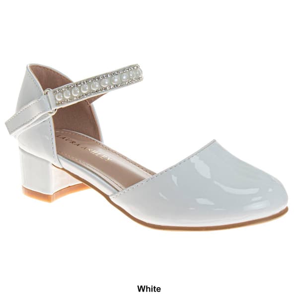 Big Girls Laura Ashley&#174; Rhinestone Strap Heels