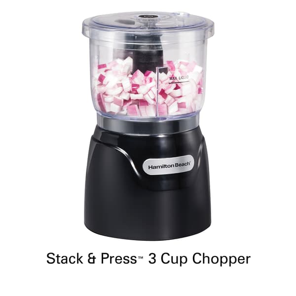 Hamilton Beach&#174; Stack & Press 3 Cup Chopper