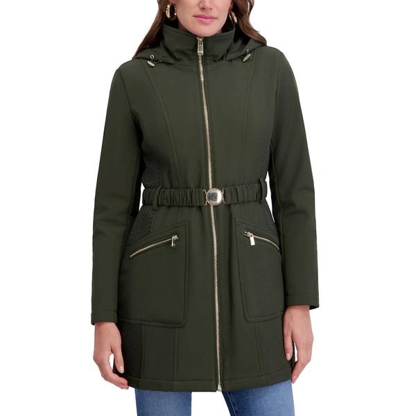 Womens Kensie Belted Softshell Jacket