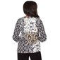 Petite Alfred Dunner Classics 3/4 Sleeve Geometric Blouse - image 2