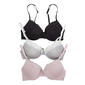 Womens Laura Ashley&#40;R&#41; 3pk. Molded Push Up Bra LS3974-3PKP - image 1