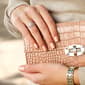 Gemstone Classics&#8482; 14kt. Rose Gold Halo Morganite Ring - image 6