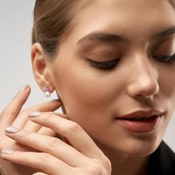 Gemstone Classics™ Freshwater Pearl & Amethyst Stud Earrings