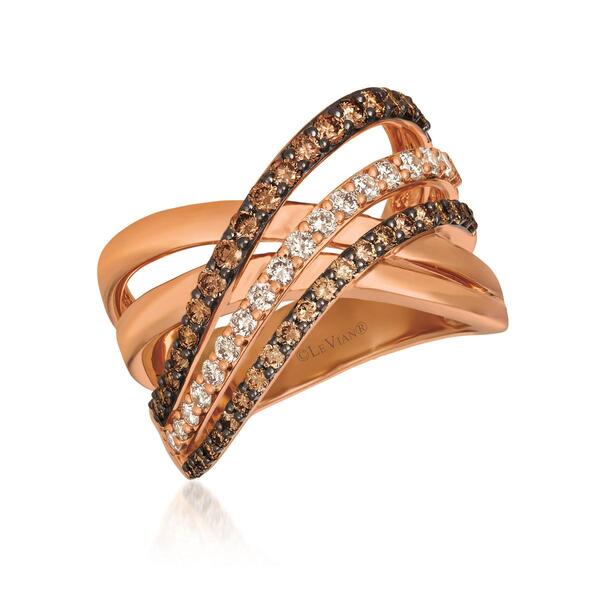 Le Vian&#40;R&#41; 3/4ctw. Chocolate Diamonds&#40;R&#41; & 3/8ctw. Nude Diamonds Ring - image 