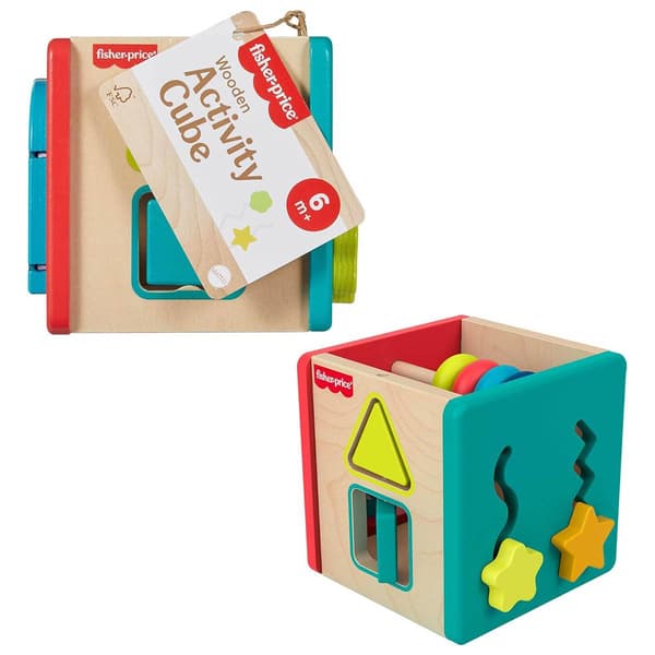 Fisher-Price(R) Wooden Activity Cube - image 