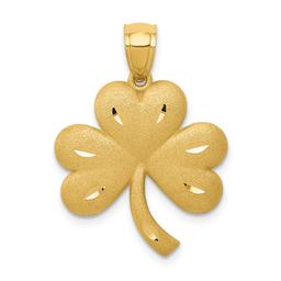 Unisex Gold Classics(tm) 14kt. Gold Shamrock Charm