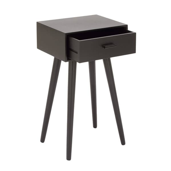 9th & Pike® Black Pine Modern Accent Table