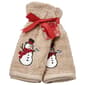 Avanti Snowman Tree & Bird 2pk. Fingertip Towel - image 1