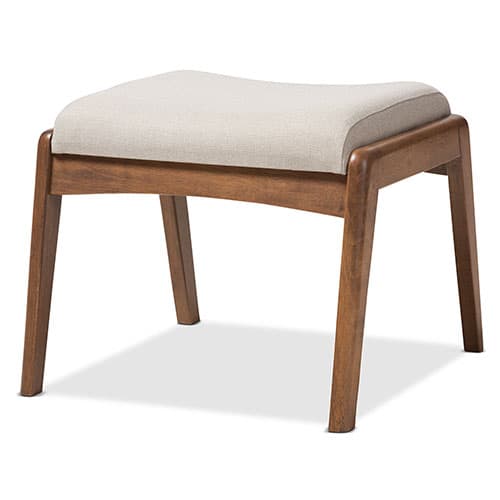 Baxton Studio Roxy Upholstered Ottoman - image 