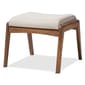 Baxton Studio Roxy Upholstered Ottoman - image 1