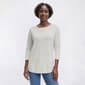 Womens Cable & Gauge 3/4 Sleeve Umbrella Bobble Stitch Sweater - image 1