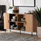 Baxton Studio Lucia Fluted Wood Sideboard Cabinet - image 9