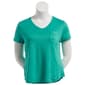 Womens MUK LUKS® Short Sleeve Cloud Knit V-Neck Pajama Tee - image 4