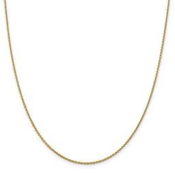Gold Classics™ 1.4mm. 14k Gold Polished Cable Chain Anklet