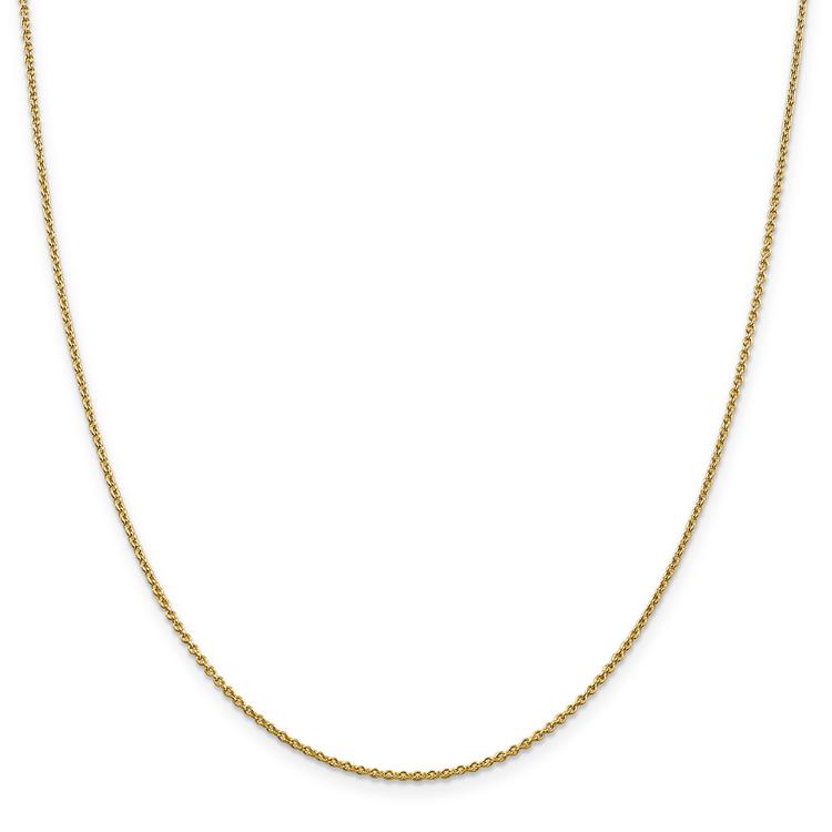 Gold Classics™ 1.4mm. 14k Gold Polished Cable Chain Anklet