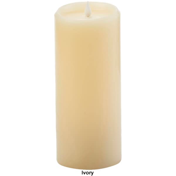 Illure 4x10 Wax Core Pillar LED Candle w/ Remote