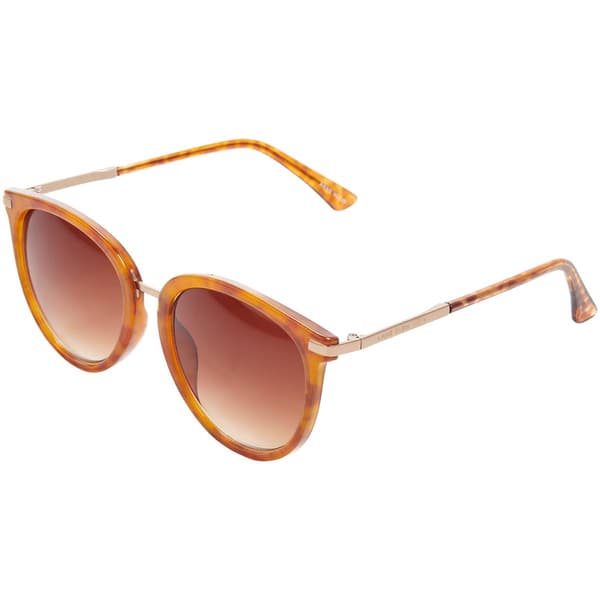 Womens Anne Klein Rounded Vintage Cat Eye Sunglasses - image 