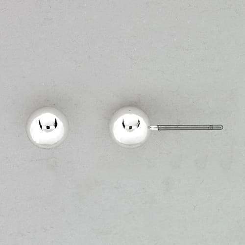 Chaps Silver-Tone Stud Earrings - image 