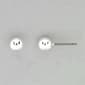 Chaps Silver-Tone Stud Earrings - image 1