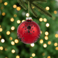 Northlight Glittered Starburst Christmas Glass Ball Ornament - image 2