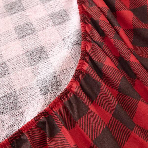 Spirit Linen Home&#8482; Red Buffalo Flannel Sheet Set