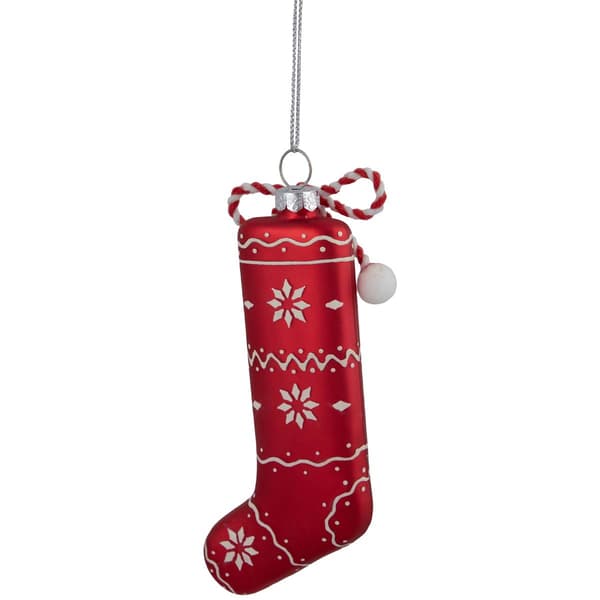 Northlight Seasonal 5in. Stocking Glass Christmas Ornament