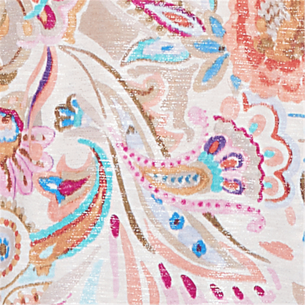Womens Alfred Dunner Classics 3/4 Sleeve Paisley Floral Blouse