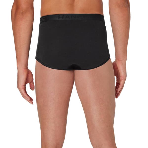 Mens Hanes Ultimate® Core 6pk. Briefs - Black/Grey