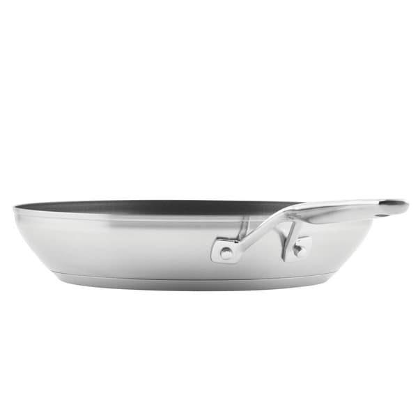 KitchenAid&#174; Stainless Steel 3-Ply Base 12in. Nonstick Frying Pan