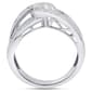 Diamond Classics™ Sterling 1ctw. Baguette Diamond Interwoven Ring - image 4