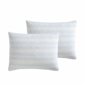 Palm Aire Bay Light Blue 3pc. Stripe Cotton Comforter Set - image 4