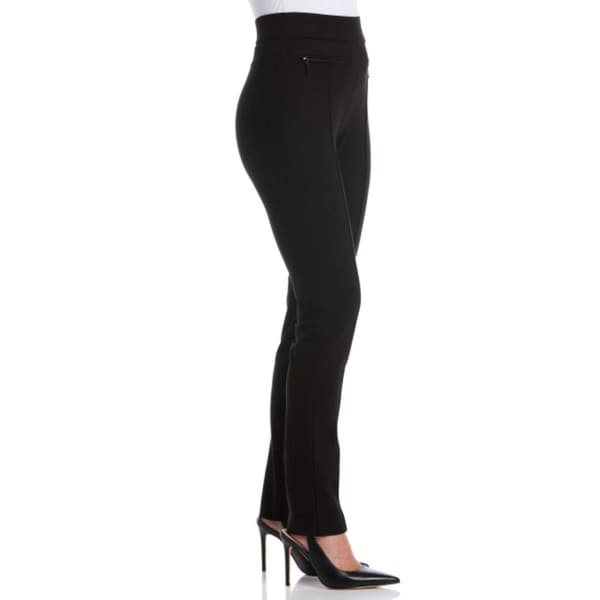 Womens Rafaella® Ponte Slim Leg Pants