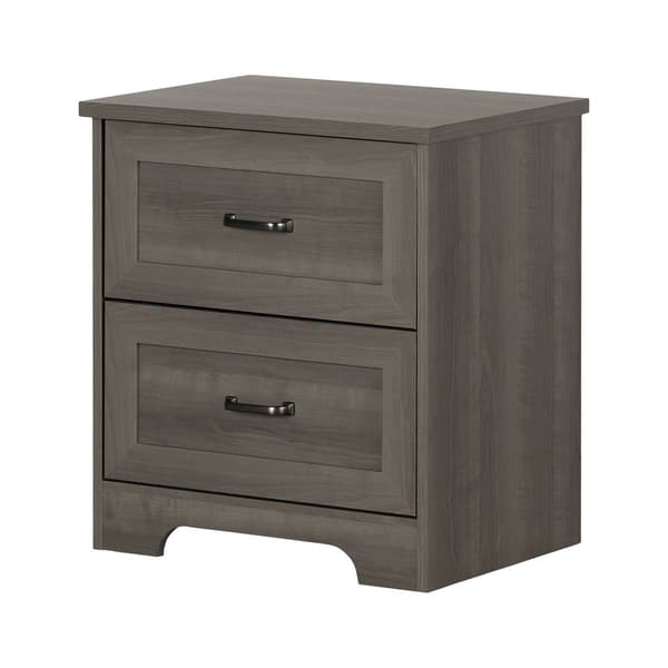 South Shore Prairie 2-Drawer Nightstand
