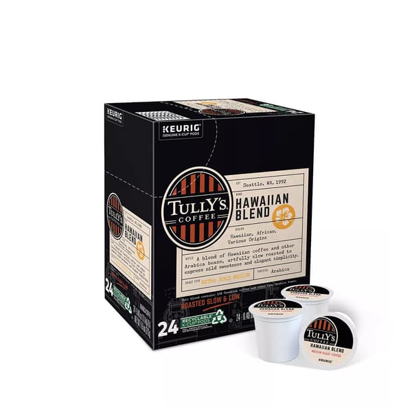 Keurig&#40;R&#41; Tullys Hawaiian Blend K-Cup&#40;R&#41; - 24 Count