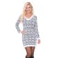 Womens White Mark Angora Like Sweater Dress - image 1