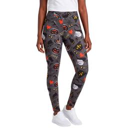 Womens  Runway Ready Pumpkins/Leaves Halloween Leggings