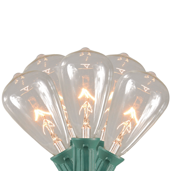 Northlight 10ct. Edison Glass Indoor Outdoor Patio Light Set