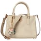 Nanette Lepore Brody Triple Section Satchel w/ Mirror Keychain - image 1