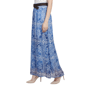 Petite NY Collection Belt Waist Medallion Chiffon Maxi Skirt - image 3