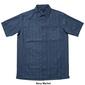 Mens Preswick & Moore Microfiber Perforated Striped Shirt - image 3