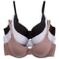 Womens Nautica 3pk. Underwire Bra with Logo Straps NT4102-3PKAR - image 2