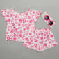 Toddler Girl BTween® Flower Flowy Tunic & Shorts Set & Sunglasses - image 2