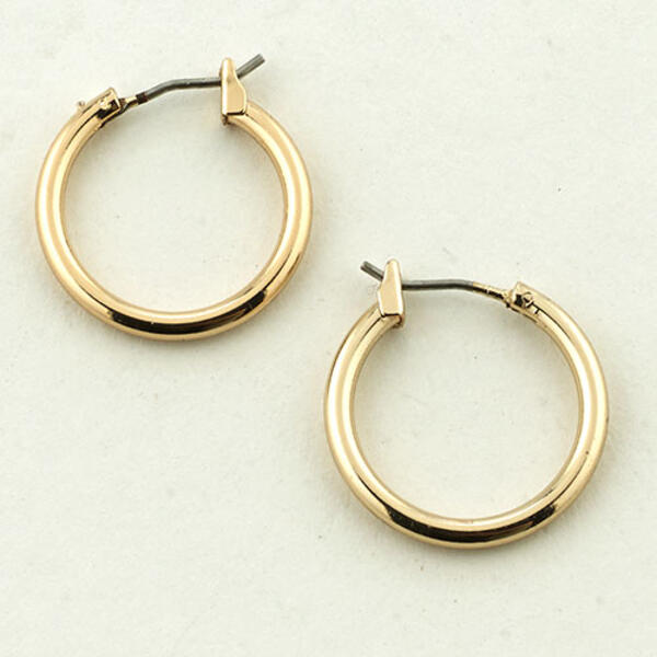 Freedom Nickel Free Small Gold Hoop Earrings - image 