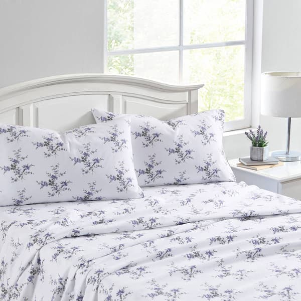Laura Ashley Jessika Cotton Flannel Sheet Set