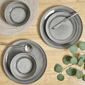 Sango Asher 12pc. Grey Dinnerware Set with Reactive Glaze - image 5