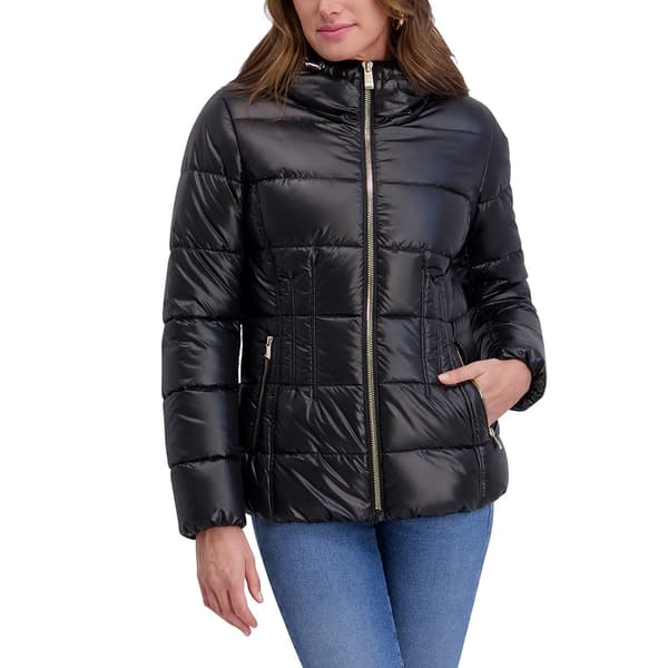 Womens Kensie Puffer Coat with Hood