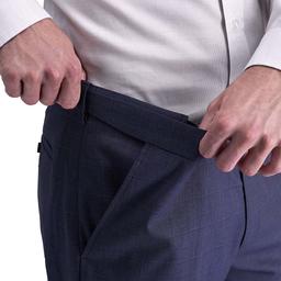 Mens Haggar® Blue Heather Shark Pants