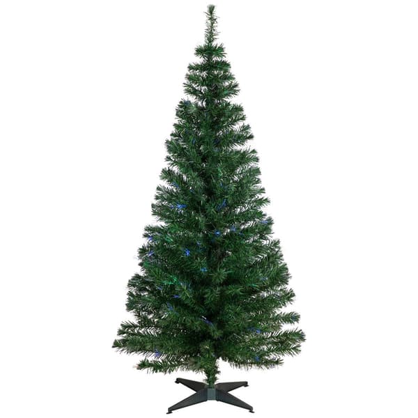6'' Multi-Color Fiber Optic Pine Christmas Tree