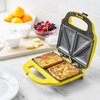 GreenLife Healthy Ceramic Nonstick Electric Waffle and Sandwich